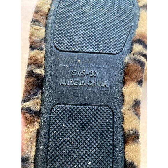 BP Slippers Nordstrom leopard Womens Size Small (5-6) - Picture 7 of 7